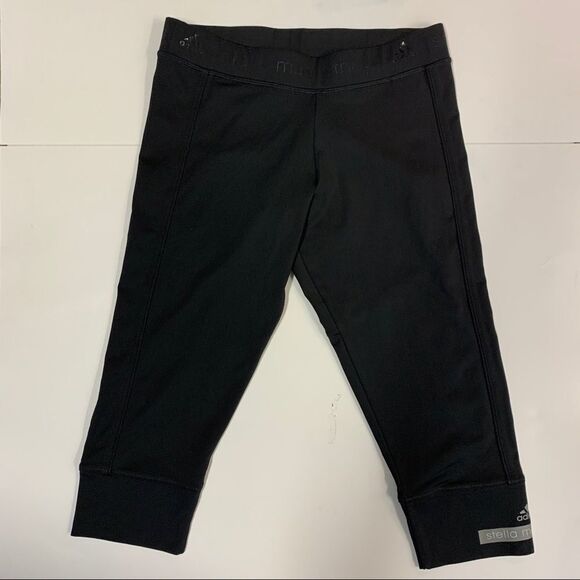 Stella McCartney Adidas black Capri gym leggings S - Picture 6 of 14